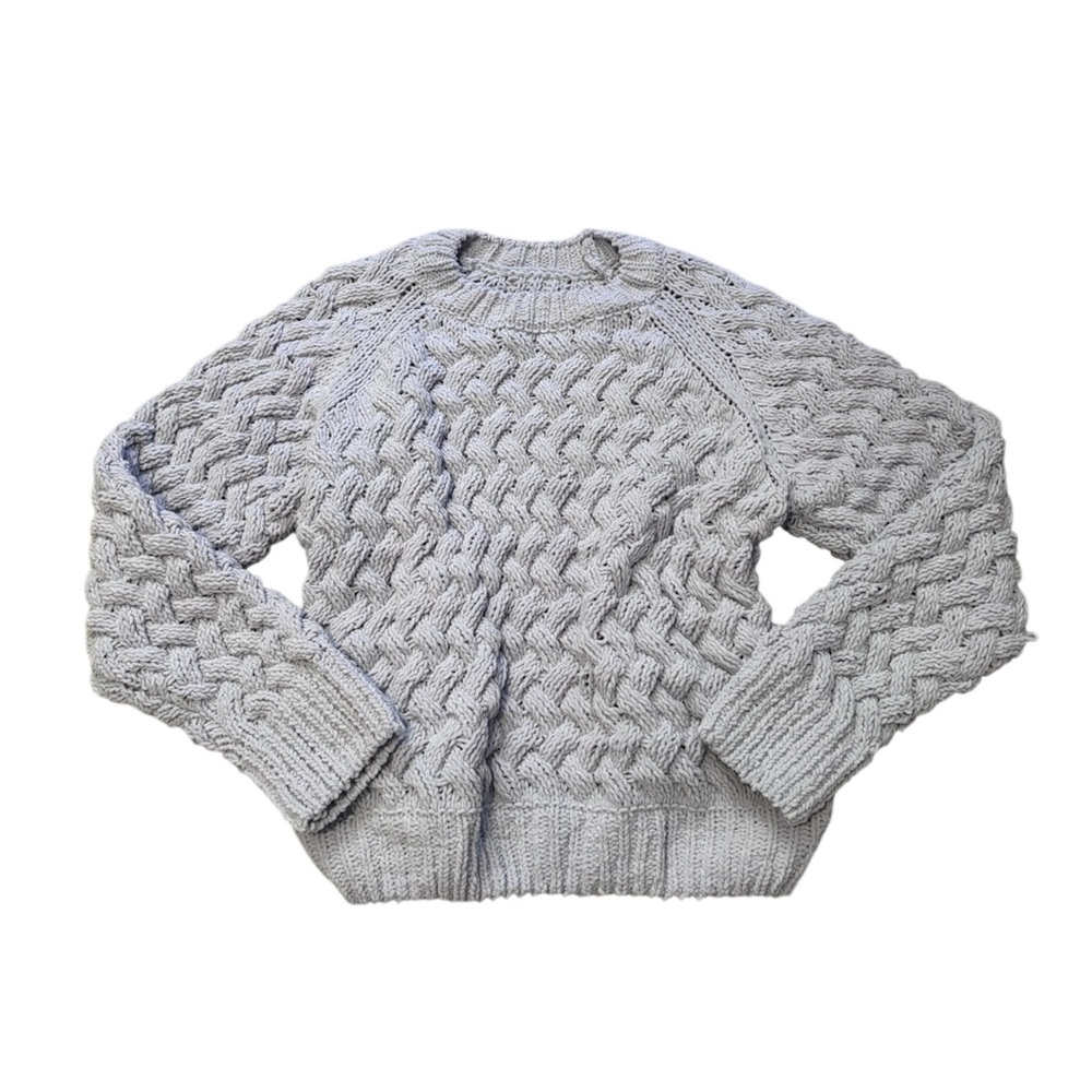 cable knit cloud sweater